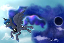 Size: 2500x1700 | Tagged: safe, artist:moonlitecreations, princess luna, pony, g4, female, solo