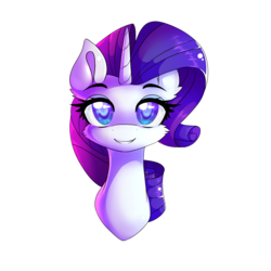 Size: 2500x2500 | Tagged: safe, artist:novabytes, rarity, g4, bust, colored pupils, female, high res, portrait, simple background, solo, transparent background