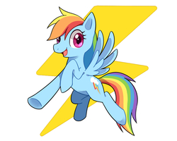 Size: 786x628 | Tagged: safe, artist:tomato mameta, rainbow dash, g4, female, solo