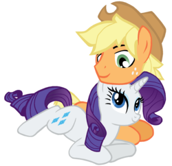 Size: 1184x1148 | Tagged: dead source, safe, artist:dilemmas4u, applejack, rarity, g4, applejack (male), female, half r63 shipping, male, rule 63, ship:rarijack, shipping, show accurate, simple background, straight, transparent background