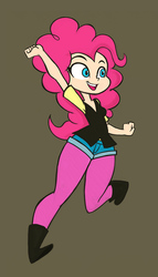 Size: 713x1250 | Tagged: safe, artist:khuzang, pinkie pie, equestria girls, g4, female, human coloration, solo