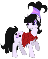 Size: 633x776 | Tagged: safe, artist:otakugal15, pony, beetlejuice, crossover, lydia deetz, ponified, solo