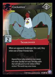 Size: 372x520 | Tagged: safe, enterplay, cockatrice, g4, my little pony collectible card game, the crystal games, card, ccg