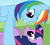 Size: 4000x3600 | Tagged: safe, artist:waveywaves, rainbow dash, twilight sparkle, alicorn, pony, g4, female, lesbian, mare, ship:twidash, shipping, twilight sparkle (alicorn), vector