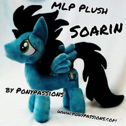 Size: 900x900 | Tagged: safe, artist:ponypassions, soarin', g4, customized toy, irl, photo, plushie