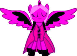 Size: 662x482 | Tagged: dead source, safe, artist:zoemelody, oc, oc only, oc:melody heart, alicorn, pony, alicorn oc, solo, spread wings