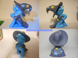 Size: 799x599 | Tagged: safe, artist:earthenpony, trixie, pony, unicorn, g4, female, mare, sculpture, solo