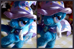 Size: 1236x826 | Tagged: safe, artist:piquipauparro, trixie, pony, unicorn, g4, female, fluffy, irl, mare, photo, plushie, solo