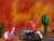 Size: 2048x1536 | Tagged: safe, artist:aagun, big macintosh, cheerilee, earth pony, pony, g4, cactus, desert, duo, male, motorcycle, saguaro cactus, ship:cheerimac, shipping, stallion, straight, sunglasses