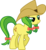 Size: 6253x6861 | Tagged: safe, artist:rainbowplasma, apple fritter, earth pony, pony, g4, .ai available, absurd resolution, apple family member, cowboy hat, female, hat, simple background, solo, transparent background, vector