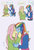 Size: 1024x1489 | Tagged: safe, artist:tutiwakalaka, fluttershy, rainbow dash, equestria girls, g4, blushing, clothes, duo, female, kiss on the lips, kissing, lesbian, ship:flutterdash, shipping, skirt, sweater, sweatershy