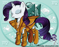 Size: 800x640 | Tagged: safe, artist:king-shoutmon, rarity, g4, virgo