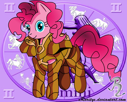 Size: 900x720 | Tagged: safe, artist:king-shoutmon, pinkie pie, g4, gemini