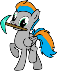 Size: 1600x2044 | Tagged: safe, artist:pony3000nerd, oc, oc only, oc:pixel codec, minecraft, simple background, solo, transparent background, vector