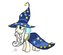 Size: 900x800 | Tagged: safe, artist:nintendoxs, coco pommel, star swirl the bearded, g4, clothes, costume, female, nightmare night costume, solo