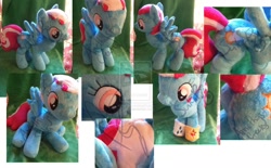 Size: 1136x703 | Tagged: safe, artist:sukir, rarity, spring step, sunlight spring, sunset shimmer, g4, butt, irl, photo, plot, plushie, solo, wristband