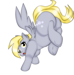 Size: 956x967 | Tagged: safe, artist:mad'n evil, derpy hooves, pegasus, pony, g4, bubble butt, butt, chubby, female, plot, plump, request, solo, the ass was fat, underhoof