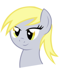 Size: 2200x2789 | Tagged: safe, artist:kuren247, derpy hooves, pegasus, pony, g4, bedroom eyes, female, high res, mare, simple background, solo, transparent background, vector
