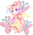 Size: 724x750 | Tagged: safe, artist:the0ne-u-lost, fluttershy, human, g4, chibi, eared humanization, female, humanized, solo, winged humanization