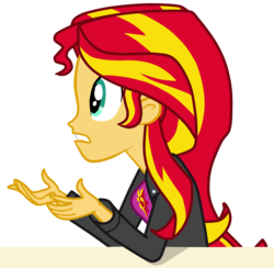 Size: 2692x2628 | Tagged: safe, sunset shimmer, equestria girls, g4, my little pony equestria girls: rainbow rocks, female, high res, simple background, solo, transparent background, vector