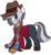 Size: 2294x2486 | Tagged: safe, artist:cloudy glow, zecora, zebra, g4, alternate clothes, alternate hairstyle, clothes, cravat, doctor who, ear piercing, earring, fedora, female, fourth doctor, hat, high res, jewelry, pants, piercing, quadrupedal, safari jacket, scarf, simple background