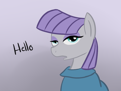 Size: 800x600 | Tagged: safe, artist:mod-named-carot, maud pie, g4, female, maudpie-answers, solo, tumblr