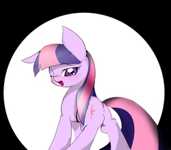 Size: 2126x1874 | Tagged: safe, artist:skippy_the_moon, twilight sparkle, g4, female, pixiv, solo, wink