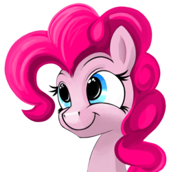 Size: 3000x3050 | Tagged: safe, artist:dimfann, pinkie pie, g4, female, high res, portrait, solo