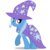 Size: 2800x2800 | Tagged: safe, artist:mixermike622, trixie, pony, unicorn, g4, cape, clothes, cute, female, hat, looking at you, mare, raised hoof, simple background, smiling, solo, transparent background, trixie's cape, trixie's hat, vector