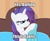 Size: 960x782 | Tagged: safe, edit, edited screencap, screencap, rarity, pony, unicorn, g4, my little pony: friendship is magic, rarity takes manehattan, darling, dumb fabric, fabric, female, horn, identifying wood, image macro, mare, meme, solo