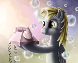 Size: 1680x1350 | Tagged: safe, artist:fynjy-87, derpy hooves, pegasus, pony, g4, bubble, duckface, female, mare, phone, selfie, solo, underp