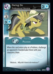 Size: 372x520 | Tagged: safe, daring do, card, ccg, crystal games, enterplay, female, solo