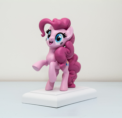 Size: 1280x1236 | Tagged: safe, artist:ladyjoyceley, pinkie pie, g4, horses doing horse things, rearing, sculpture