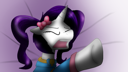 Size: 1024x576 | Tagged: safe, artist:lupiarts, rarity, pony, g4, female, solo