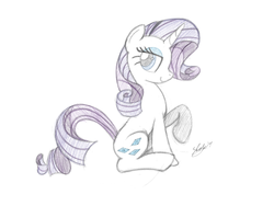 Size: 2048x1536 | Tagged: safe, artist:stuhp, rarity, g4, female, solo, traditional art