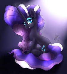 Size: 2250x2500 | Tagged: safe, artist:joakaha, nightmare rarity, g4, spoiler:comic, female, high res, solo