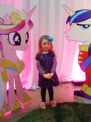 Size: 371x495 | Tagged: safe, princess cadance, shining armor, human, g4, irl, irl human, photo, royal wedding, target demographic