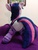 Size: 1944x2592 | Tagged: artist needed, safe, twilight sparkle, g4, blanket, butt, clothes, horn, horn ring, irl, jin, photo, plot, plushie, presenting, ring, socks, waifu