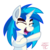 Size: 2000x2000 | Tagged: safe, artist:php92, dj pon-3, vinyl scratch, g4, eyebrows, female, high res, solo