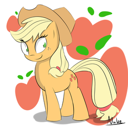 Size: 1280x1280 | Tagged: safe, artist:nuke928, applejack, g4, female, solo