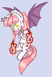 Size: 420x622 | Tagged: safe, oc, oc only, oc:ebola-chan, pony, angry, ebola, ponified, solo