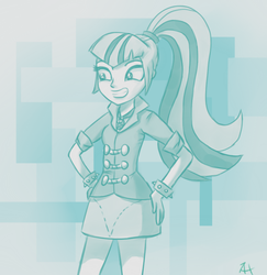 Size: 620x639 | Tagged: safe, artist:fapalot, sonata dusk, equestria girls, g4, my little pony equestria girls: rainbow rocks, female, smiling, solo