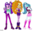 Size: 5614x5000 | Tagged: safe, artist:mixiepie, adagio dazzle, aria blaze, sonata dusk, equestria girls, g4, absurd resolution, boots, microphone, shoes, simple background, the dazzlings, transparent background, trio, vector