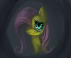 Size: 1100x900 | Tagged: safe, artist:staticdragon1, fluttershy, g4, crying, female, solo