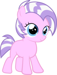 Size: 778x1027 | Tagged: safe, artist:blah23z, babs seed, diamond tiara, g4, female, recolor, simple background, solo, transparent background