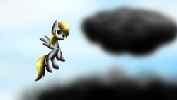 Size: 1024x576 | Tagged: safe, artist:lupiarts, derpy hooves, pegasus, pony, g4, female, mare, solo