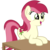 Size: 5000x5000 | Tagged: safe, artist:djdavid98, artist:hawk9mm, artist:mahaugher, roseluck, earth pony, pony, g4, .ai available, .svg available, absurd resolution, cute, excited, female, happy, open mouth, show accurate, simple background, solo, table, transparent background, vector