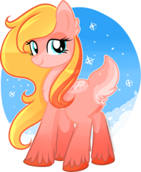 Size: 1024x1244 | Tagged: safe, artist:xwhitedreamsx, oc, oc only, oc:dreamy sweet, deer, simple background, snow, snowfall, solo, species swap, transparent background