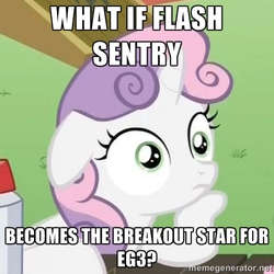 Size: 500x500 | Tagged: safe, sweetie belle, g4, exploitable meme, image macro, meme, memegenerator, sudden clarity sweetie belle