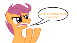 Size: 8000x4500 | Tagged: safe, artist:justablankflank, scootaloo, g4, absurd resolution, envy, everyone but scootaloo can fly, female, scootaloo can't fly, solo